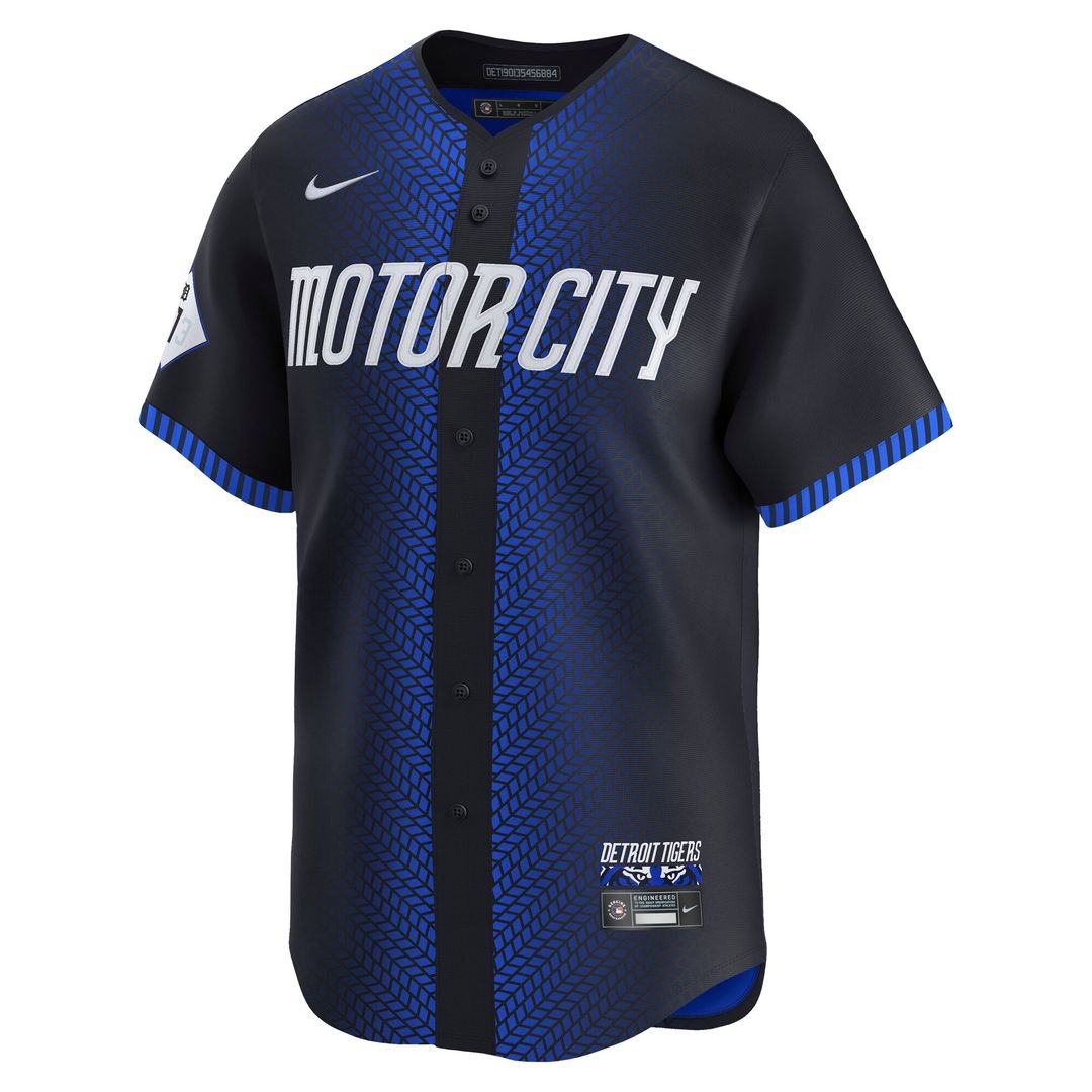 Riley Greene Detroit Tigers Nike City Connect Limited Jersey - Navy