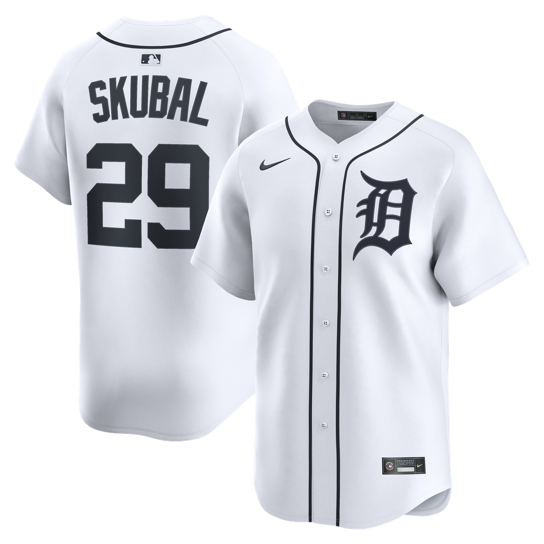 Tarik Skubal Detroit Tigers Nike Home Limited Player Jersey - White