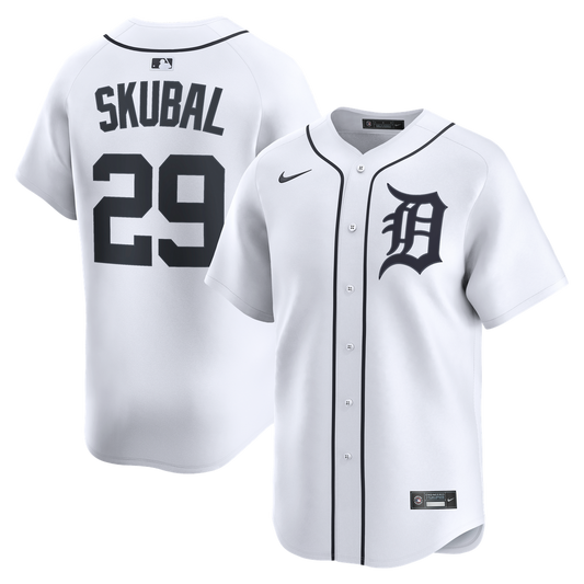 Tarik Skubal Detroit Tigers Nike Home Limited Player Jersey - White