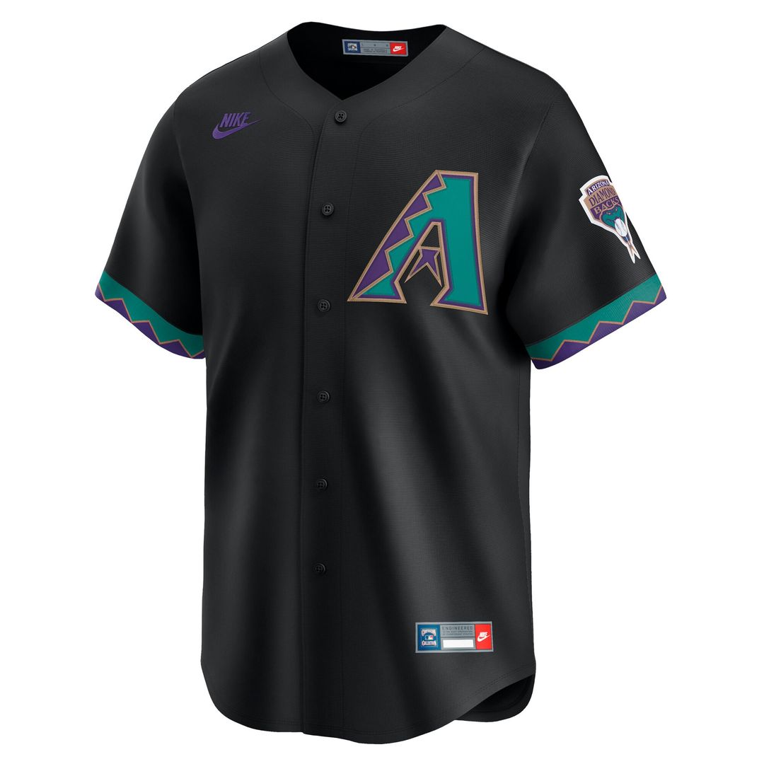 Randy Johnson Arizona Diamondbacks Nike Throwback Cooperstown Collection Limited Jersey - Cream