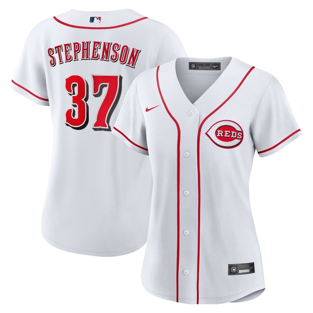 Tyler Stephenson Cincinnati Reds Nike Women's Home Replica Jersey - White