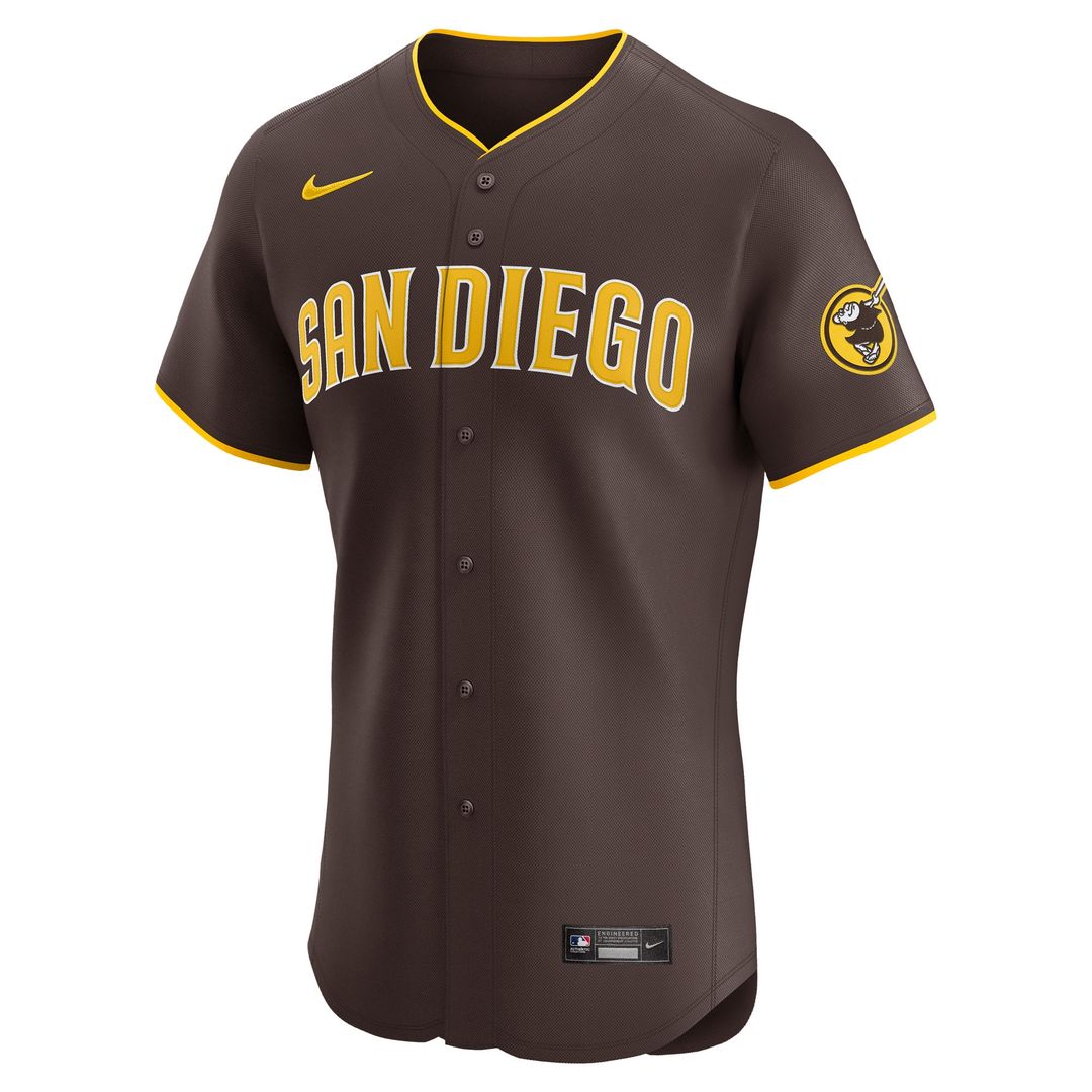 Fernando Tatis Jr. San Diego Padres Nike Road Elite Jersey - Brown