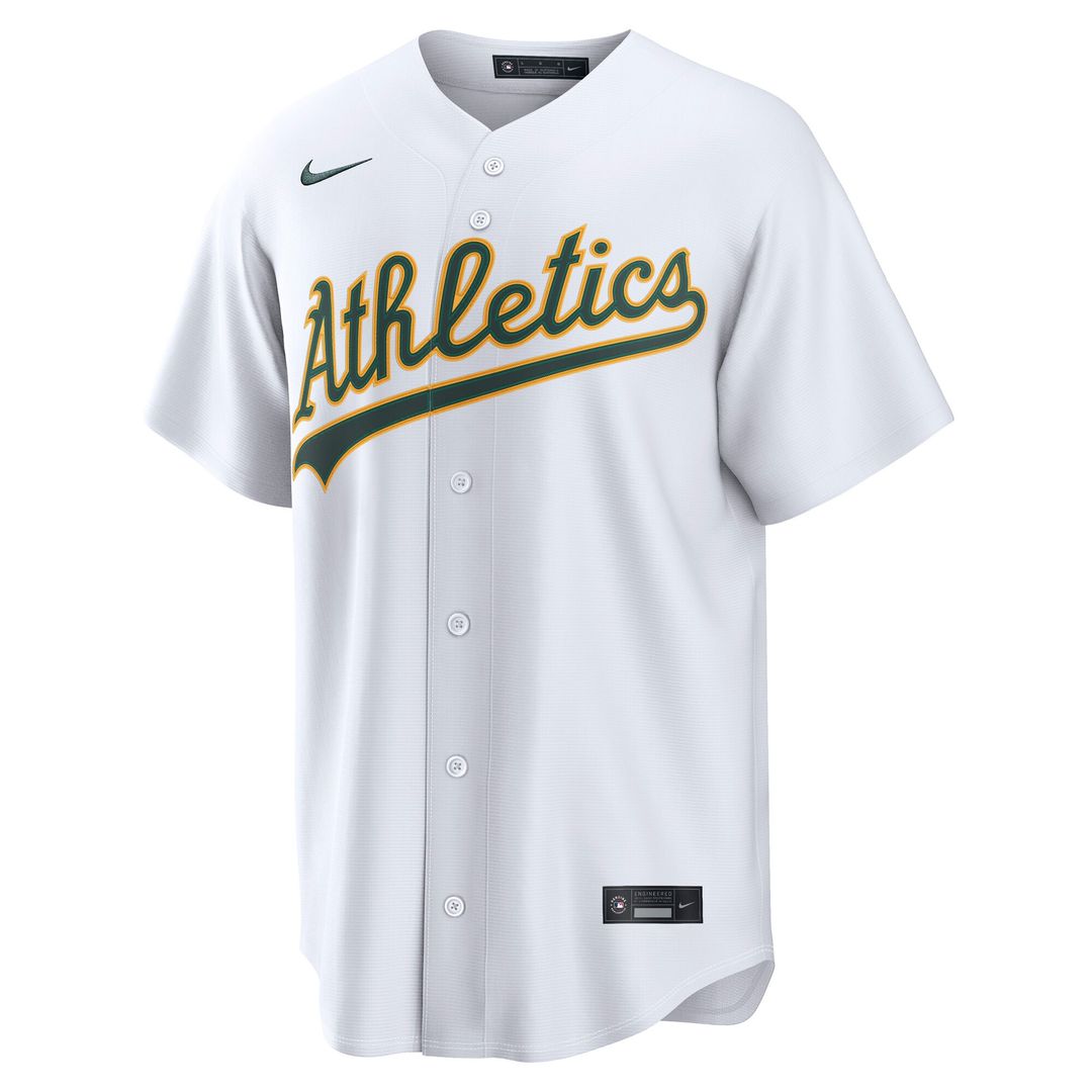 Athletics Nike Home Replica Jersey - White