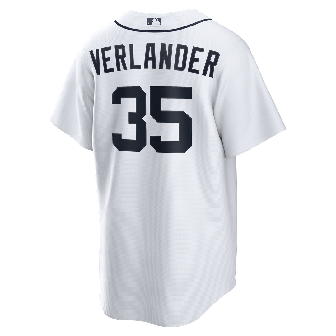 Justin Verlander Detroit Tigers Nike Home Replica Jersey - White