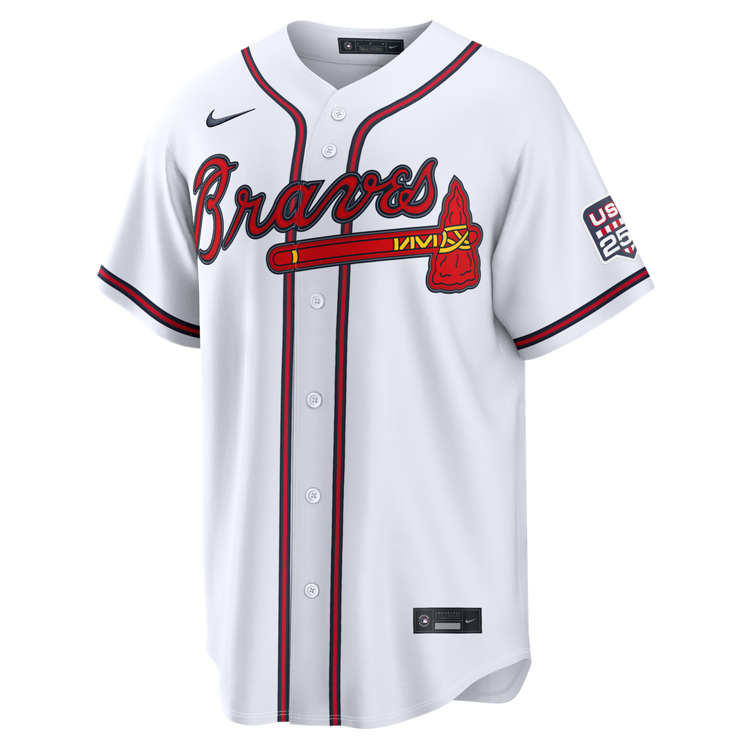 Drake Baldwin Atlanta Braves Nike USA 250 Fourth of July Home Stadium Jersey - White