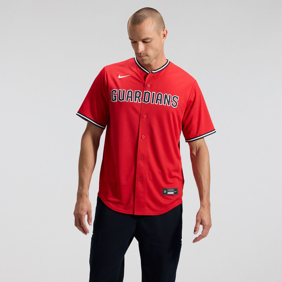 Cleveland Guardians Nike Alternate 2 Replica Jersey - Red