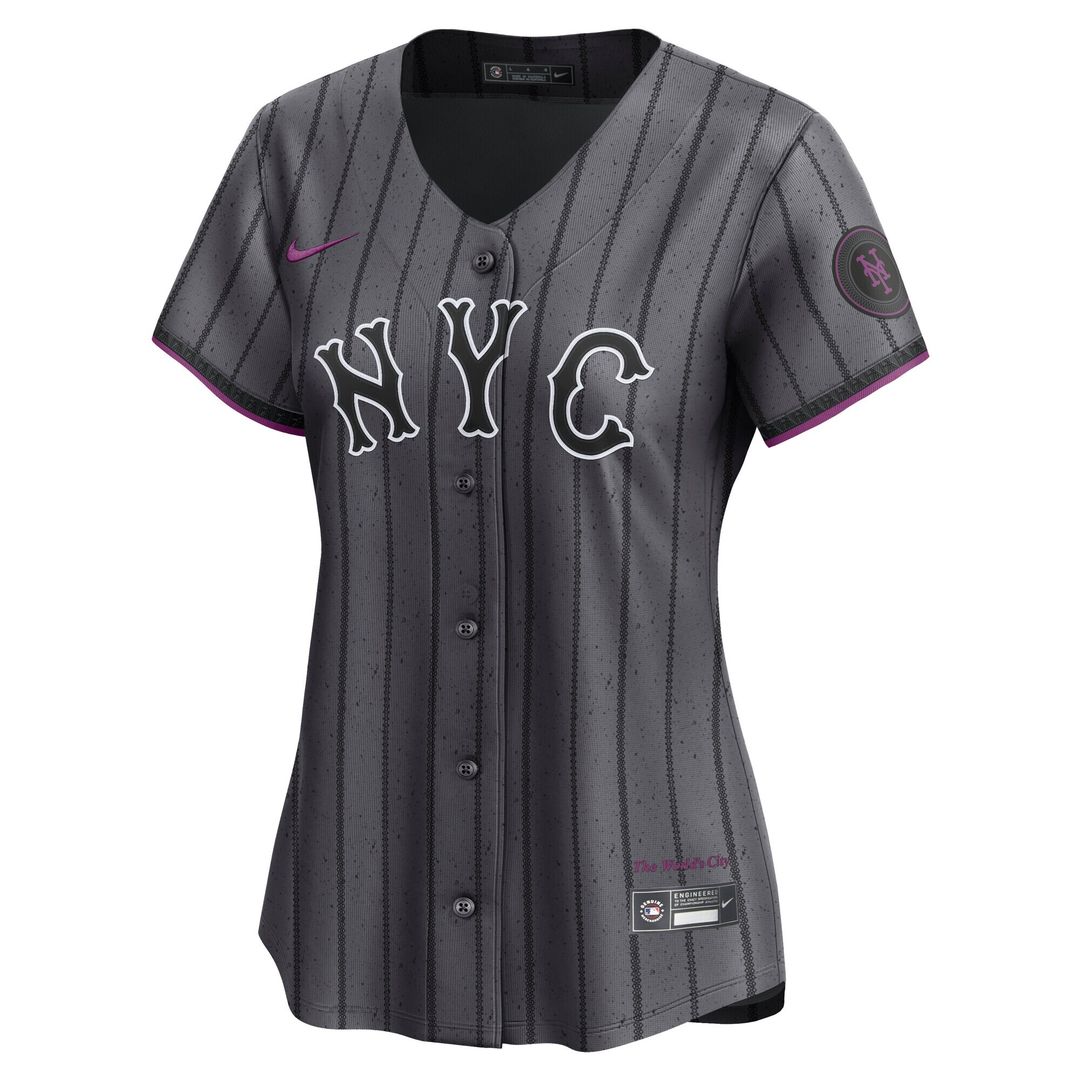 Francisco Lindor New York Mets Nike Women's City Connect Limited Jersey - Gray