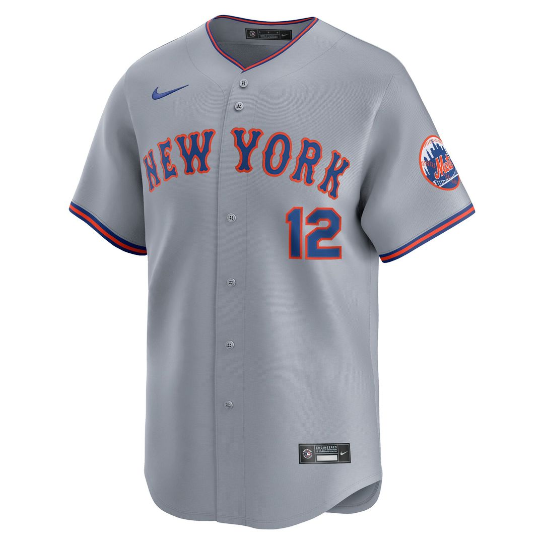 Francisco Lindor New York Mets Nike Alternate Limited Jersey - Black