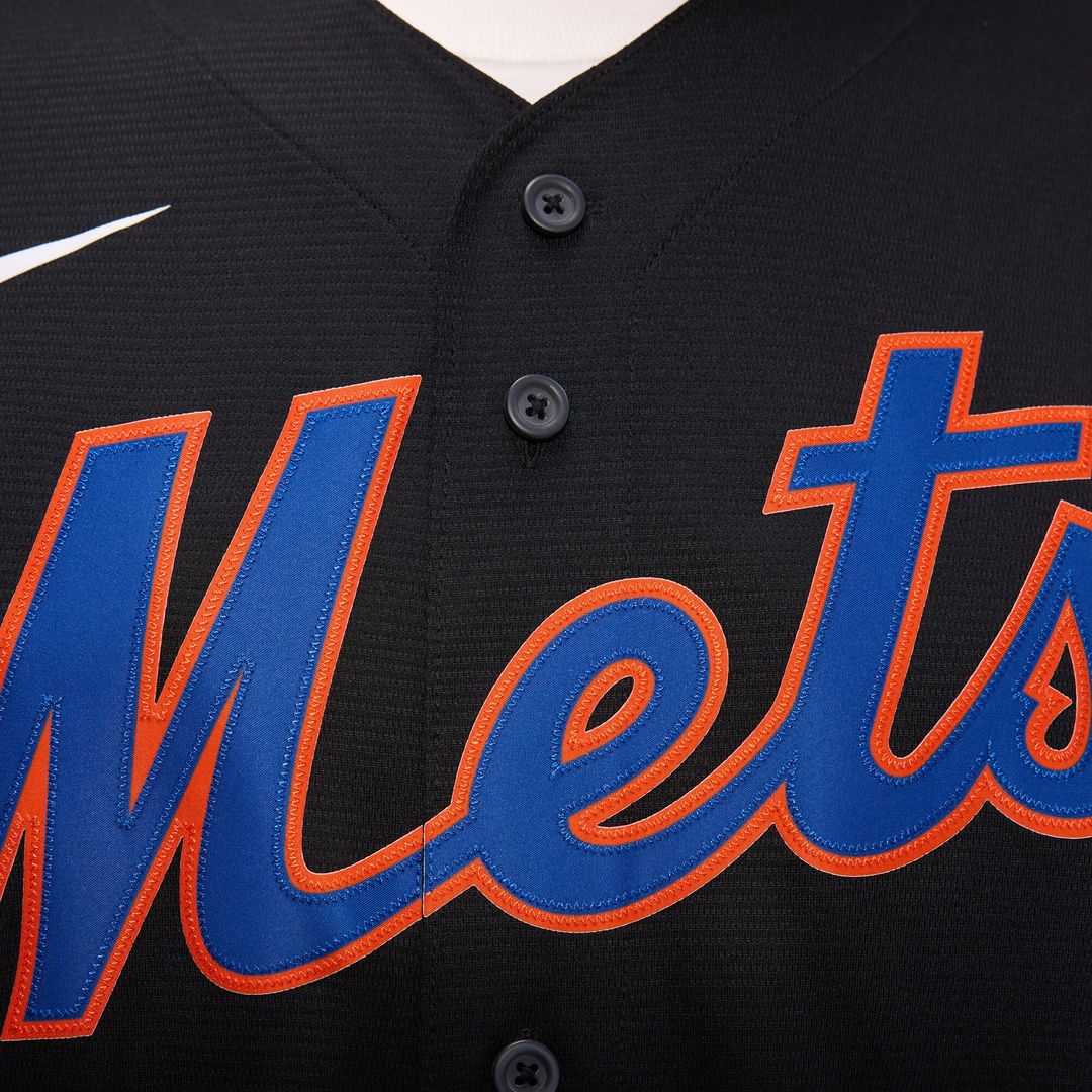 Starling Marte New York Mets Nike Alternate Replica Jersey - Black