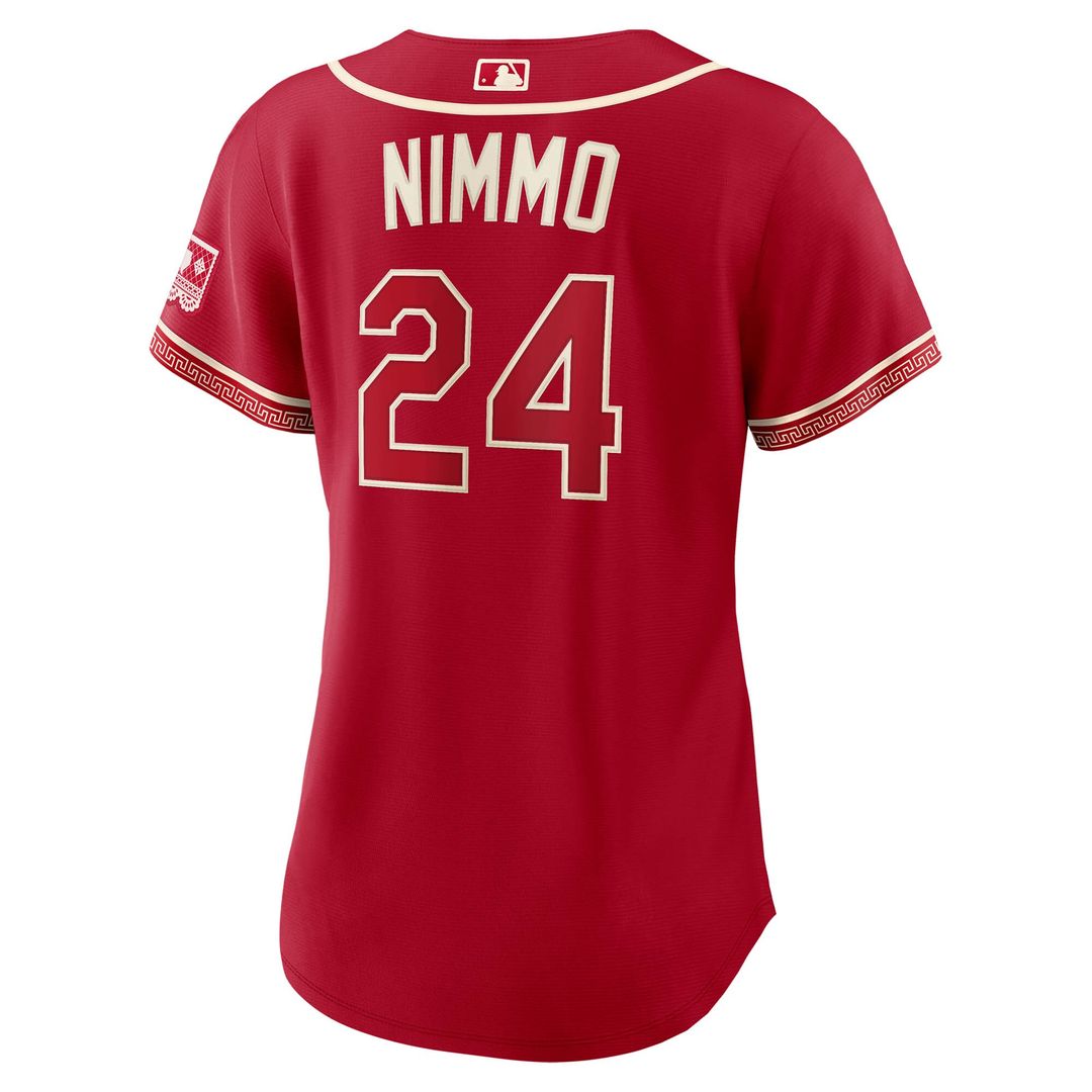 Brandon Nimmo Texas Rangers Nike Women's 2026 City Connect Stadium Jersey - Red