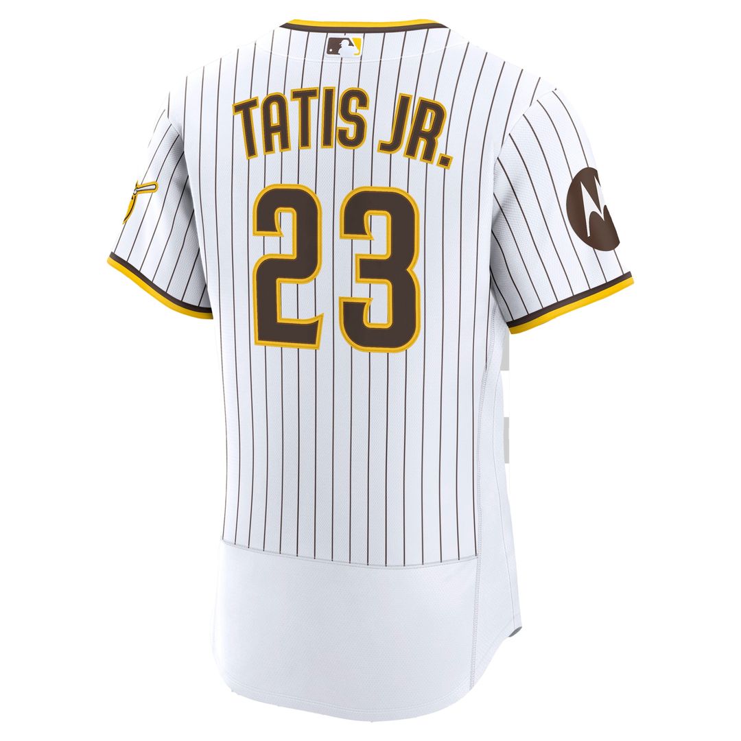Fernando Tatis Jr. San Diego Padres Nike Home Authentic Sponsor Patch Jersey - White