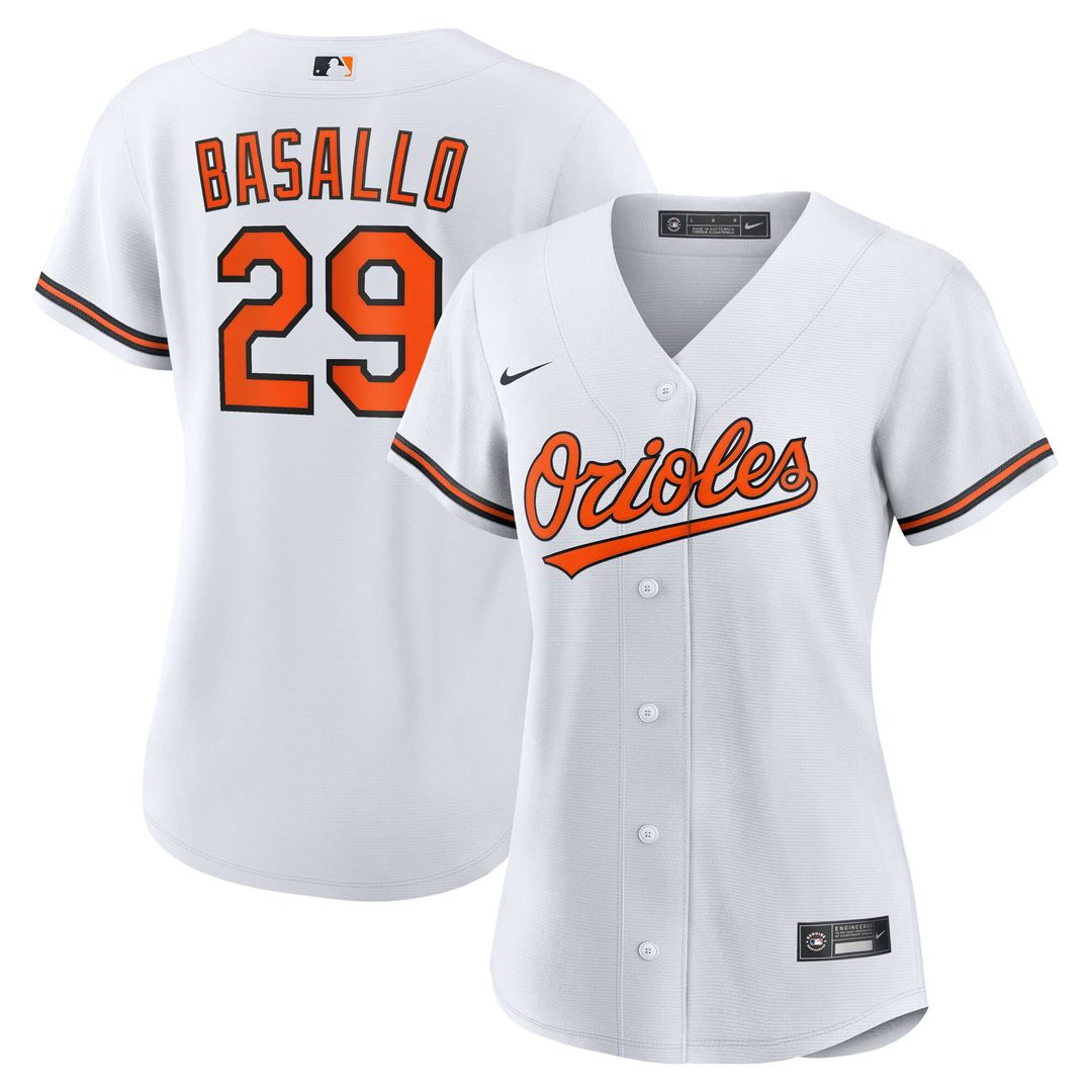 Samuel Basallo Baltimore Orioles Nike Women's Replica Player Jersey - White