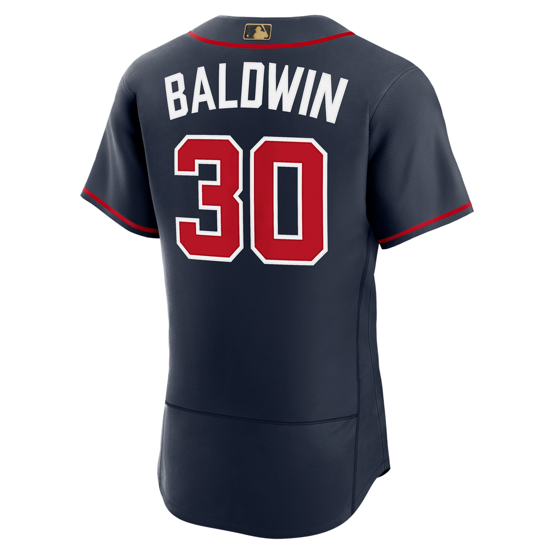 Drake Baldwin Atlanta Braves Nike Alternate MLB Awards Authentic Jersey - Navy