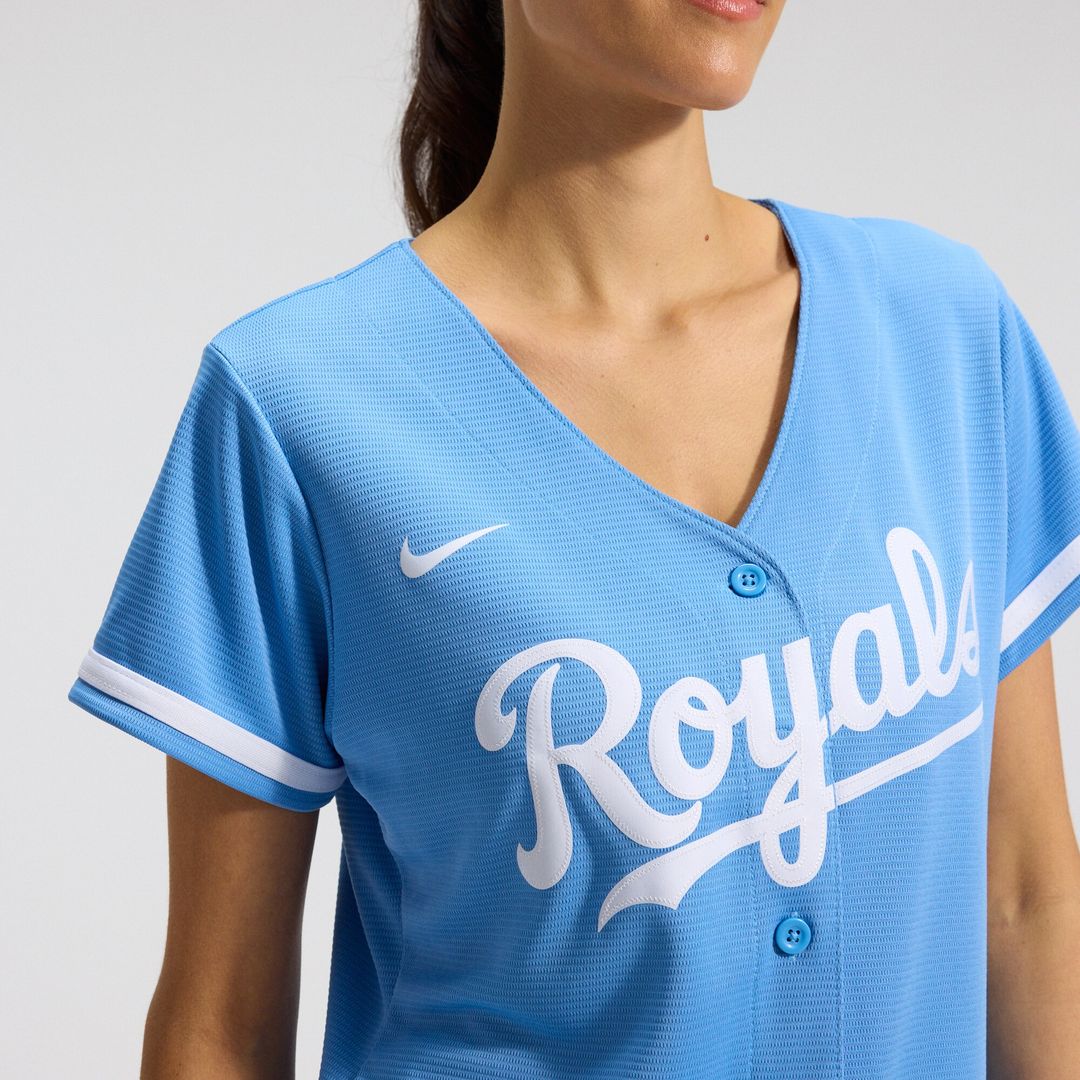 Kansas City Royals Nike Women's Alternate Replica Team Logo Jersey - Light Blue
