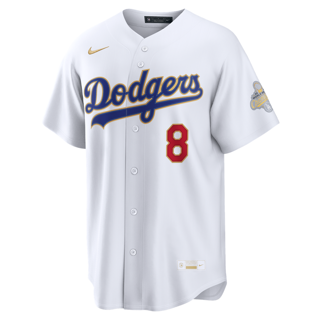 Enrique Hernández Los Angeles Dodgers Nike 2026 Gold Collection Stadium Jersey - White