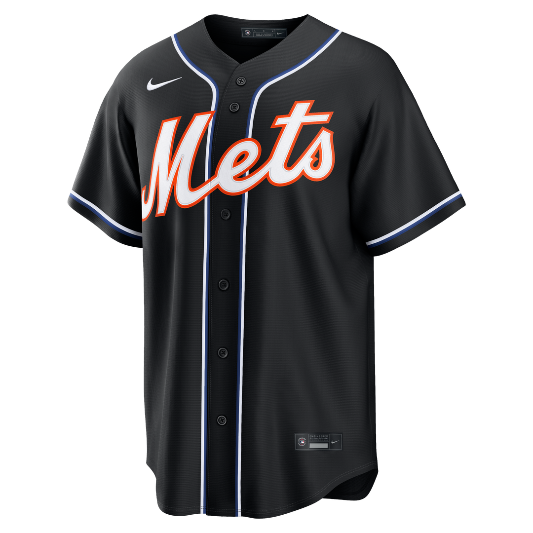Juan Soto New York Mets Nike Fashion Replica Black Out Jersey