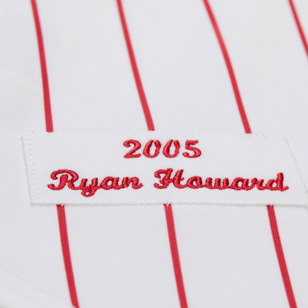 Ryan Howard Philadelphia Phillies Mitchell & Ness Cooperstown Collection Authentic Jersey – White