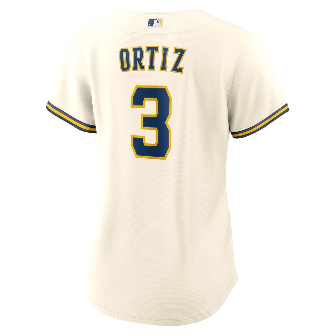 Joey Ortiz Milwaukee Brewers Nike Women's Home Replica Jersey - Cream
