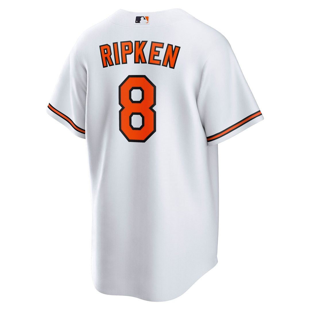 Cal Ripken Jr. Baltimore Orioles Nike Throwback Replica Player Jersey - White