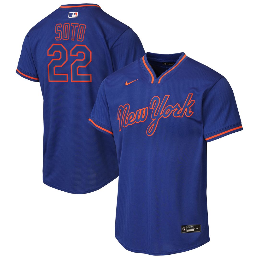 Juan Soto New York Mets Nike Youth Road Replica Jersey - Gray
