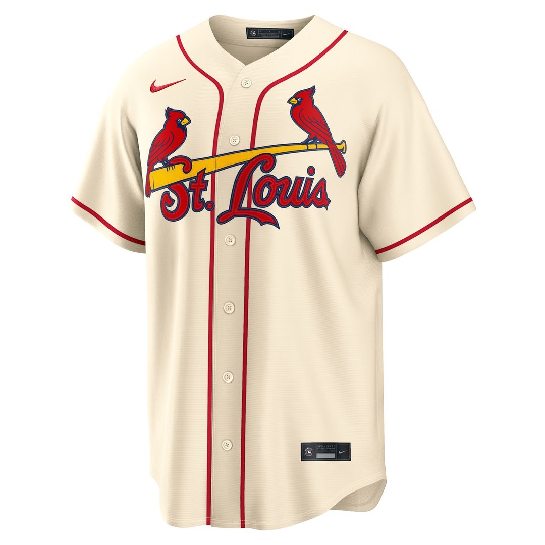 Masyn Winn St. Louis Cardinals Nike Alternate Replica Jersey - Cream