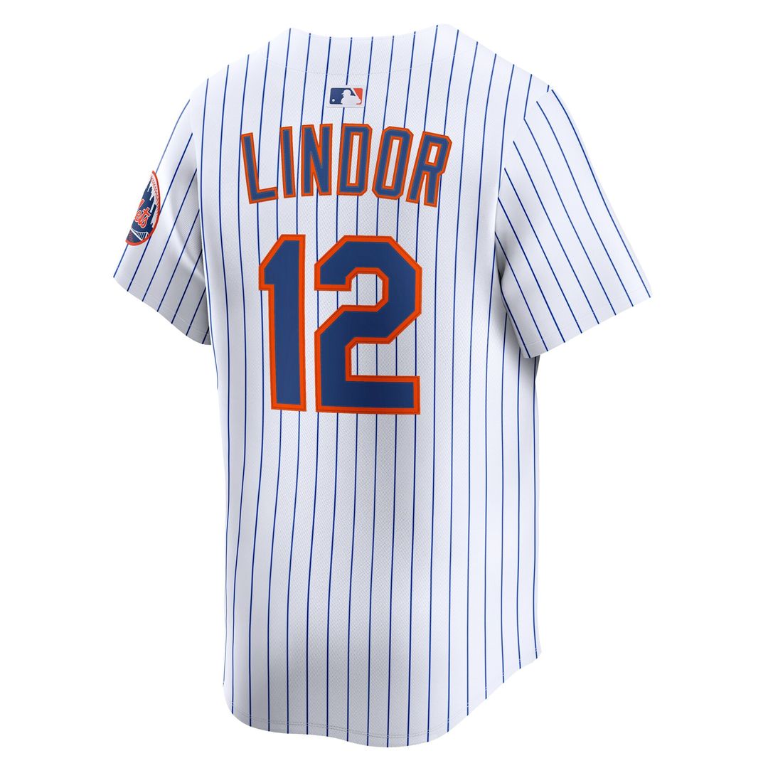 Francisco Lindor New York Mets Nike Home Limited Jersey - White