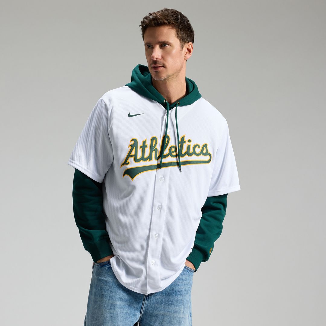 Nick Kurtz Athletics Nike Home Replica Player Jersey - White