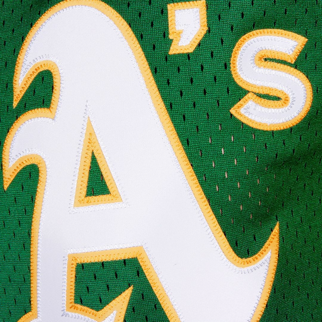 Reggie Jackson Athletics Mitchell & Ness Authentic Batting Practice Jersey - Green