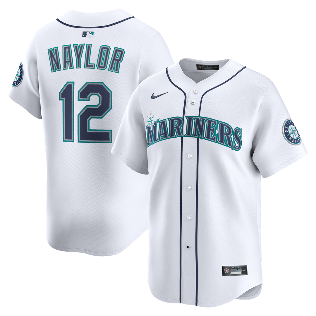 Josh Naylor Seattle Mariners Nike Home Limited Jersey - White
