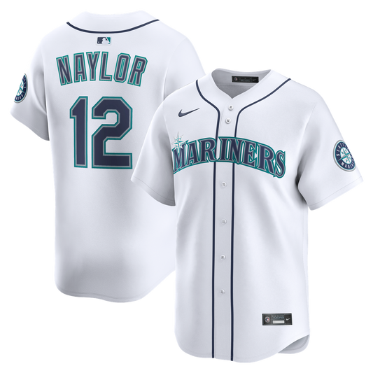 Josh Naylor Seattle Mariners Nike Home Limited Jersey - White