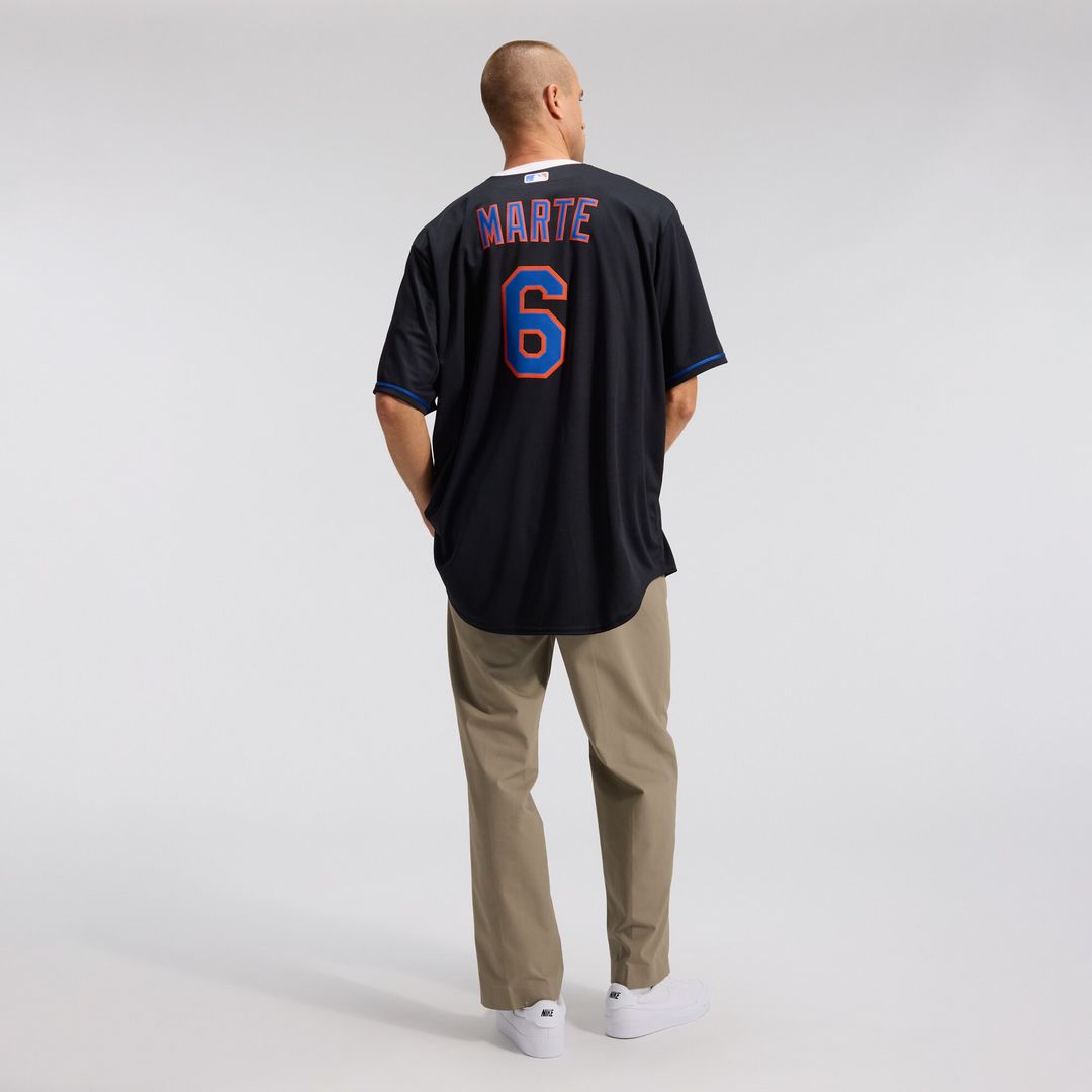 Starling Marte New York Mets Nike Alternate Replica Jersey - Black