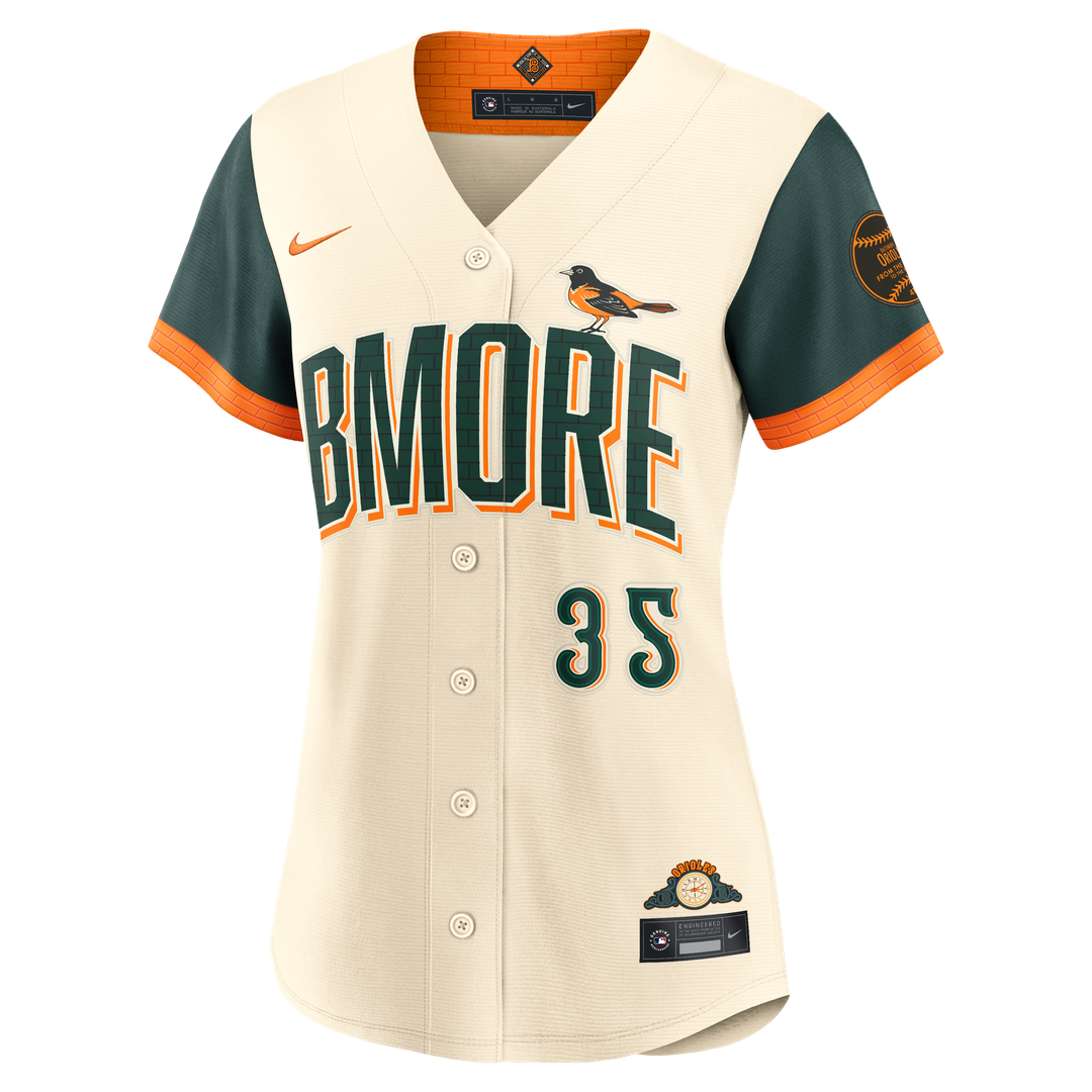 Adley Rutschman Baltimore Orioles Nike Women's 2026 City Connect Stadium Jersey - Cream