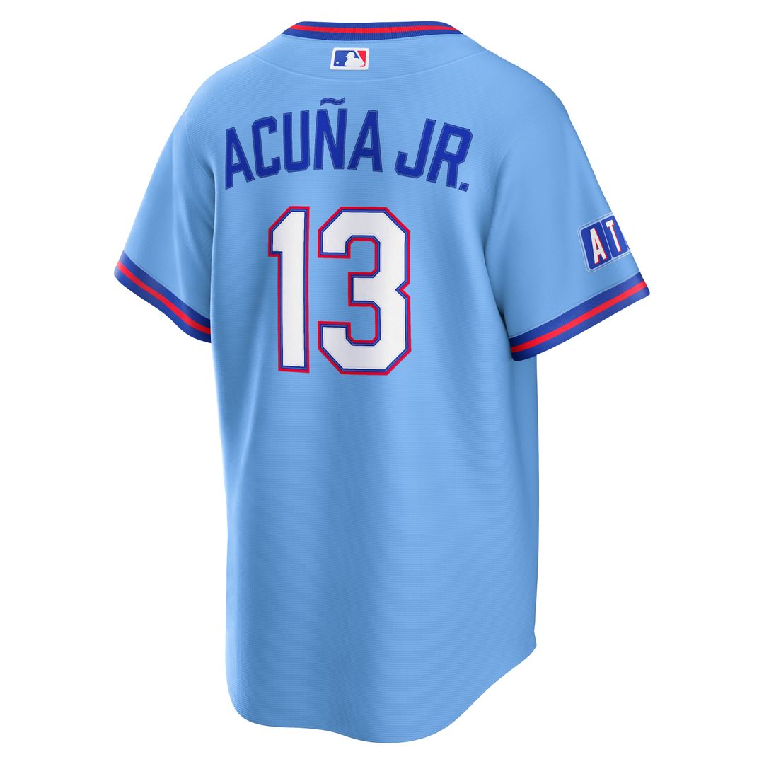 Ronald Acuña Jr. Atlanta Braves Nike 2026 City Connect Stadium Jersey - Powder Blue
