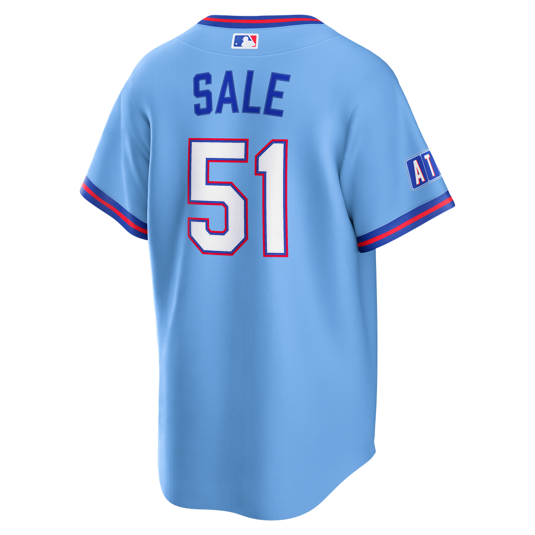 Chris Sale Atlanta Braves Nike 2026 City Connect Stadium Jersey - Powder Blue