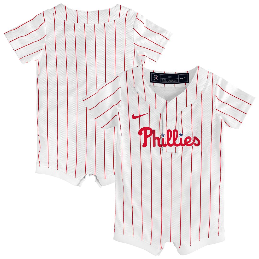 Philadelphia Phillies Nike Infant Home Replica Romper Jersey - White