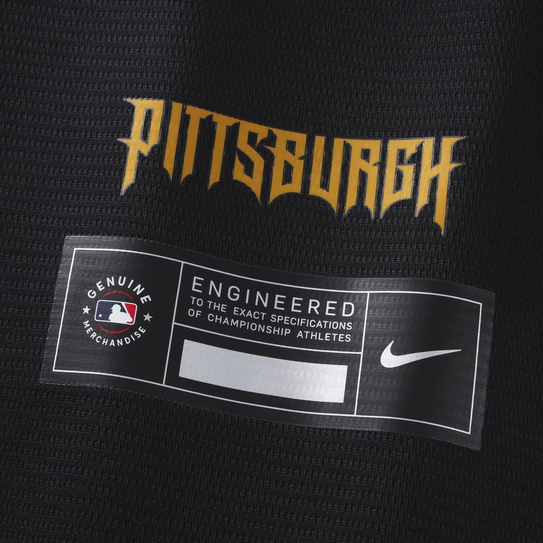 Konnor Griffin Pittsburgh Pirates Nike 2026 City Connect Stadium Jersey - Black