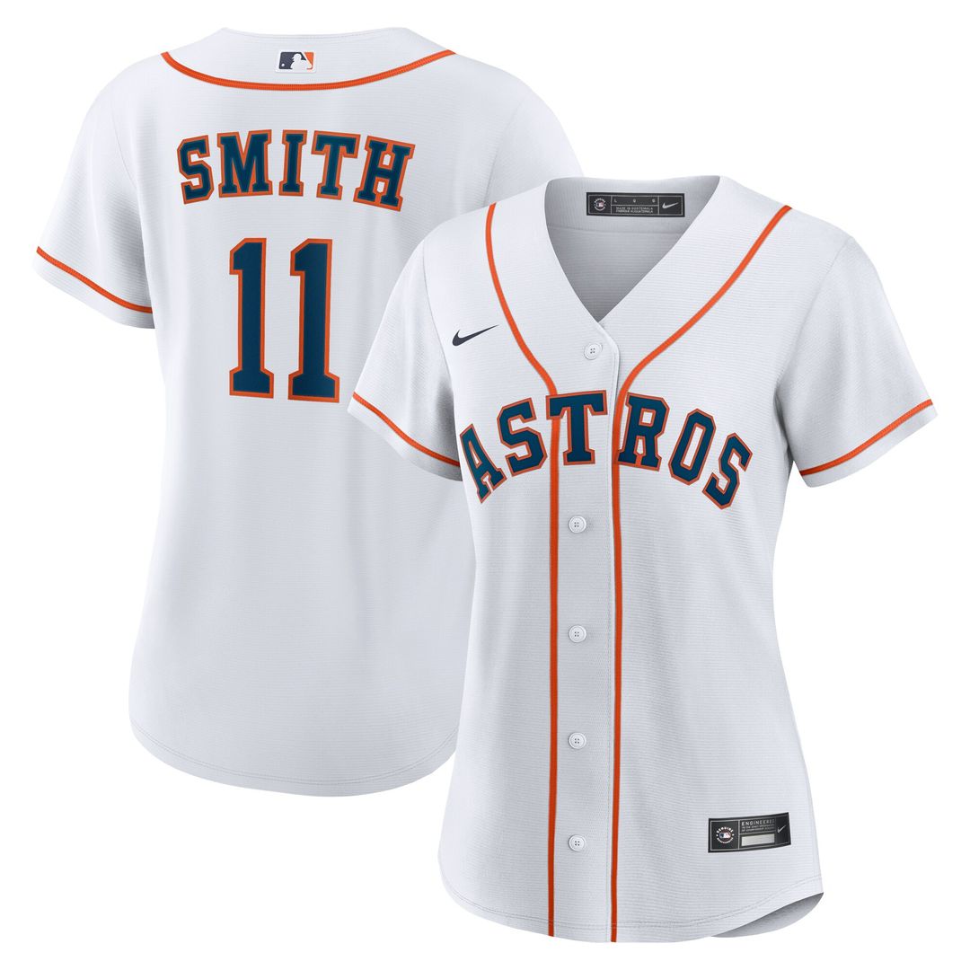 Cam Smith Houston Astros Nike Women's Home Replica Jersey - White