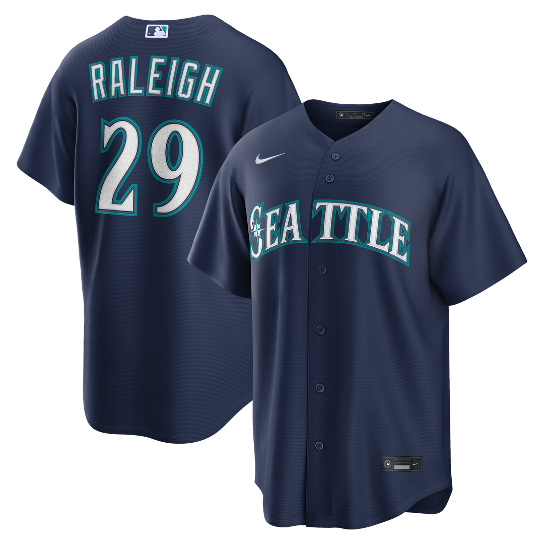 Cal Raleigh Seattle Mariners Nike Home Replica Jersey - White