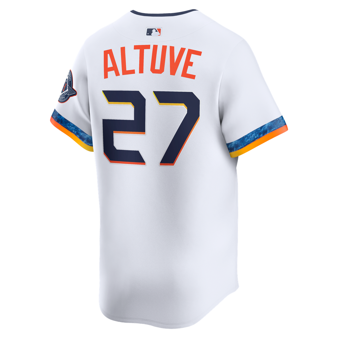 Jose Altuve Houston Astros Nike 2025 City Connect Limited Player Jersey - White