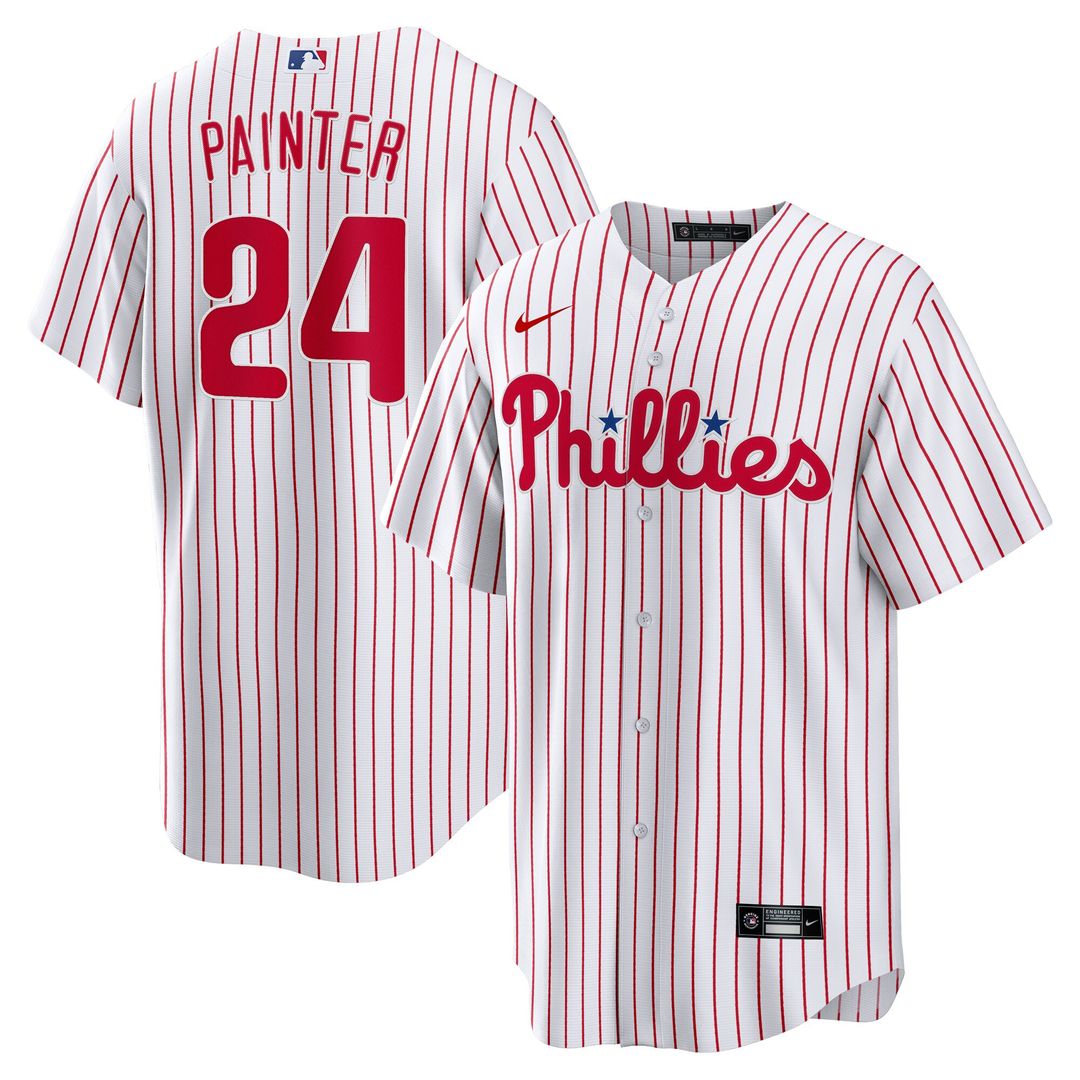 Andrew Painter Philadelphia Phillies Nike Home Replica Jersey - White