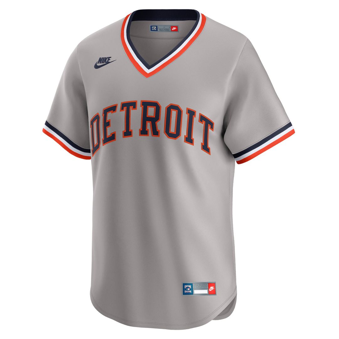 Alan Trammell Detroit Tigers Nike Cooperstown Collection Limited Jersey - Gray