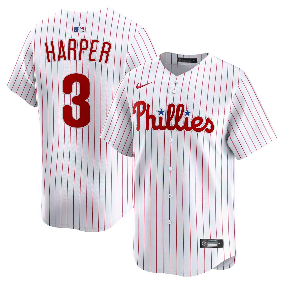 Bryce Harper Philadelphia Phillies Nike Road Limited Player Jersey - Gray
