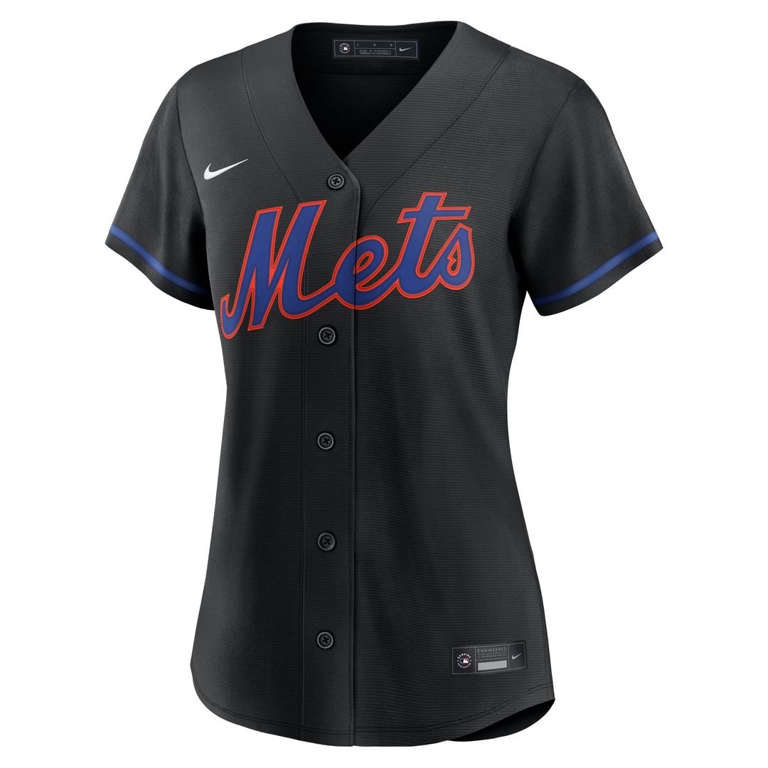 Francisco Lindor New York Mets Nike Women's Alternate Replica Jersey - Black