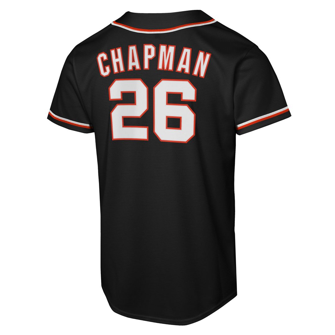 Matt Chapman San Francisco Giants Nike Youth Fashion Replica Player Jersey - Black