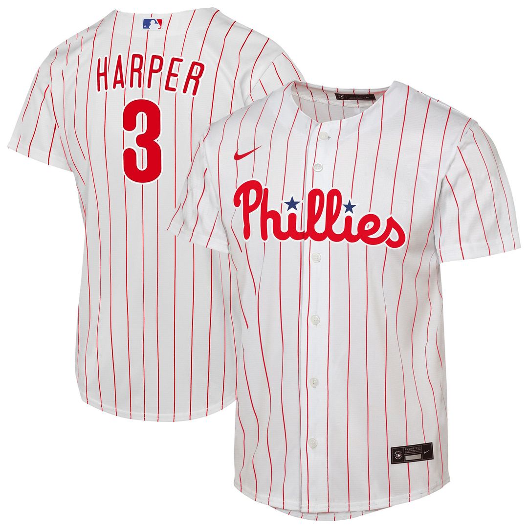 Bryce Harper Philadelphia Phillies Nike Youth Home Replica Player Jersey - White