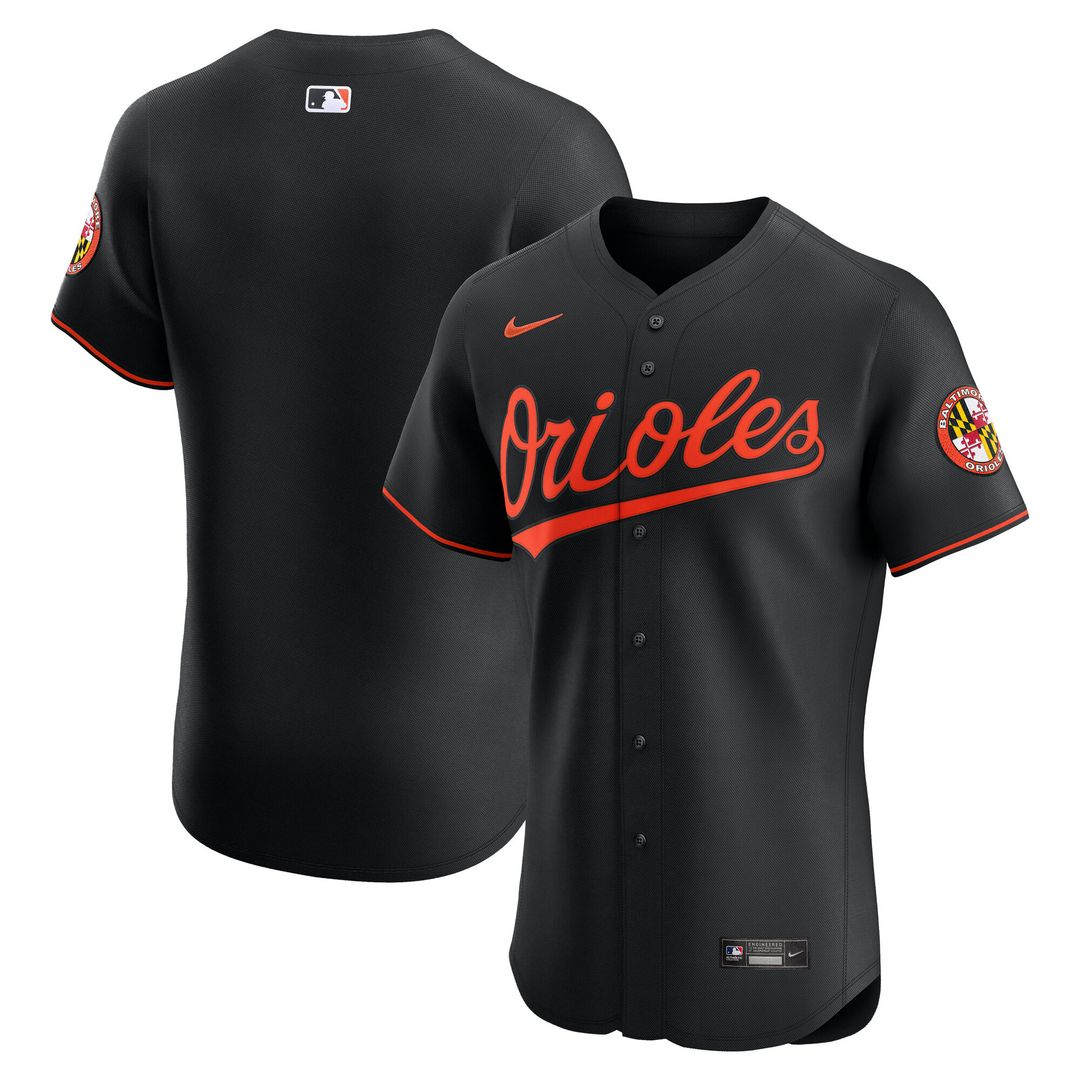 Baltimore Orioles Nike Alternate 2  Elite Jersey - Orange