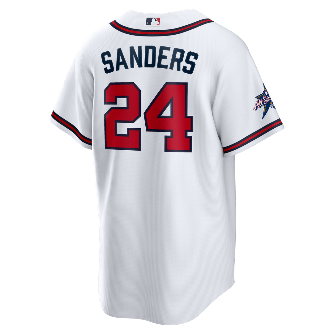 Deion Sanders Atlanta Braves Nike Home Retired Player Replica Jersey - White