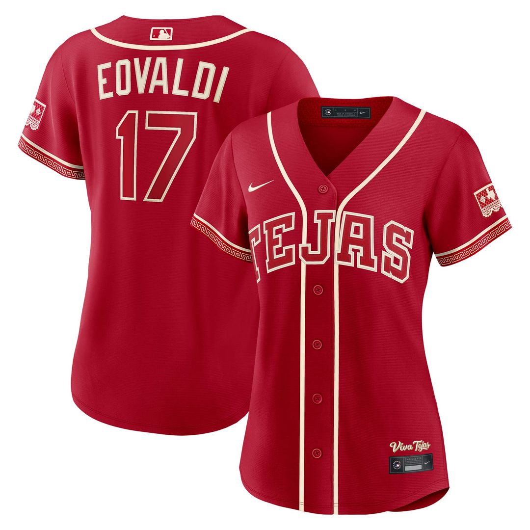 Nathan Eovaldi Texas Rangers Nike Women's 2026 City Connect Stadium Jersey - Red
