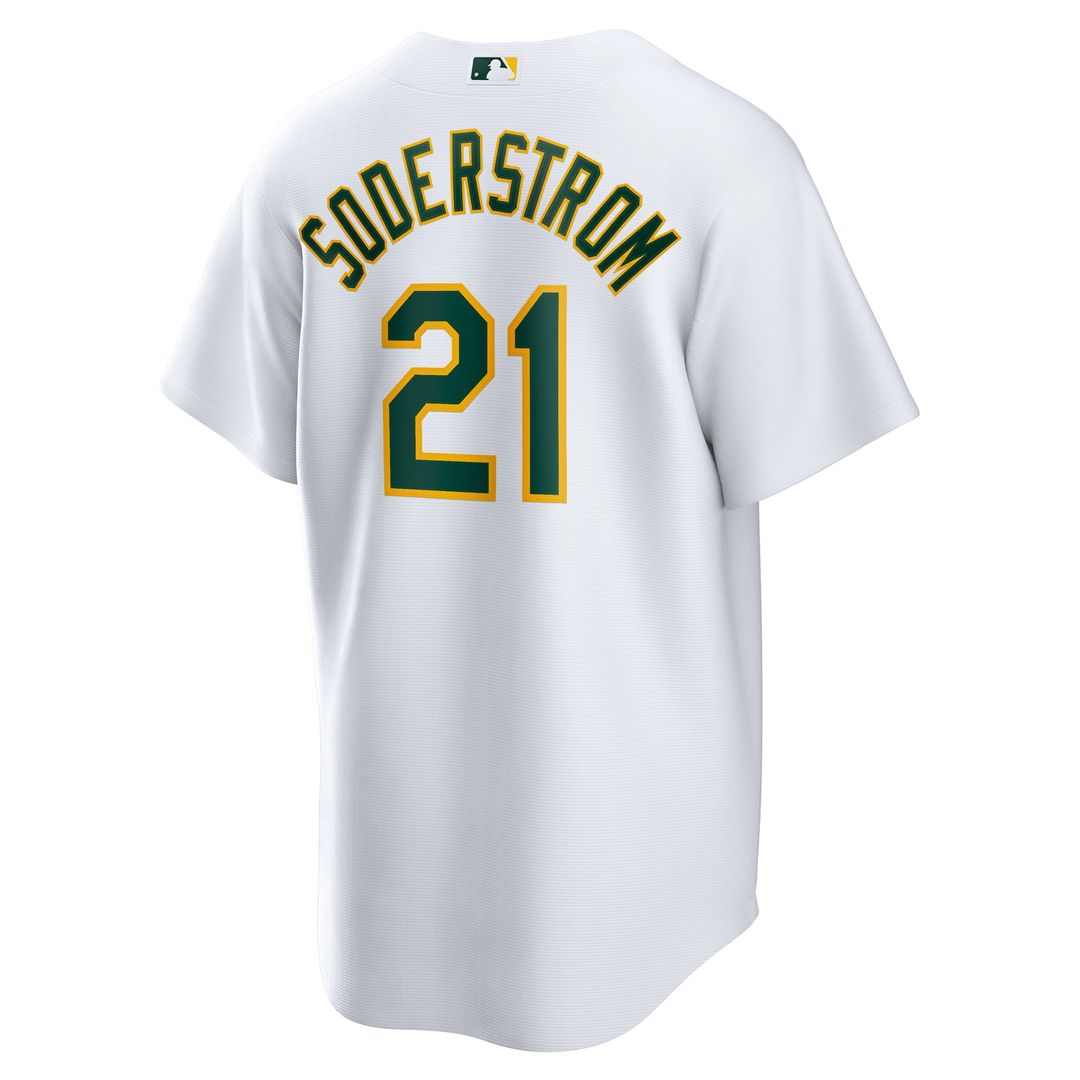 Tyler Soderstrom Athletics Nike Home Replica Jersey - White