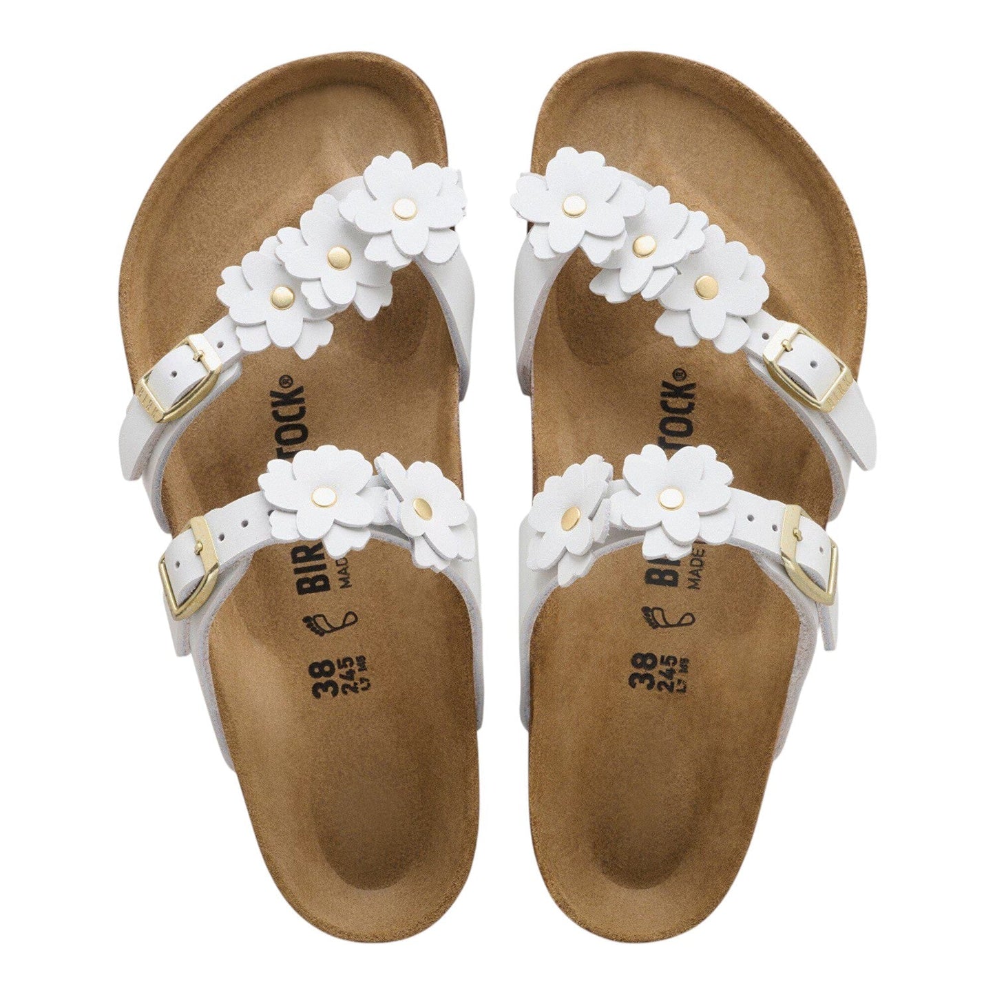 Birkenstock Mayari Flowers Leather Women's Sandals